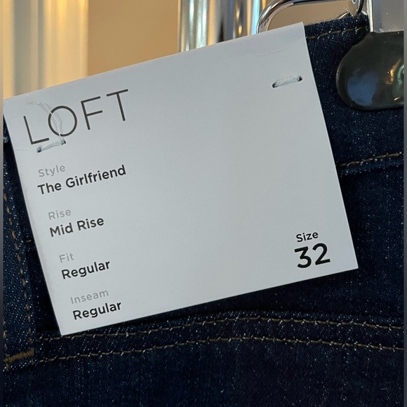 LOFT Jeans Girlfriend SZ 32 - Picture 2 of 7